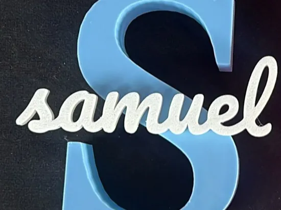 LETRA S E NOME SAMUEL