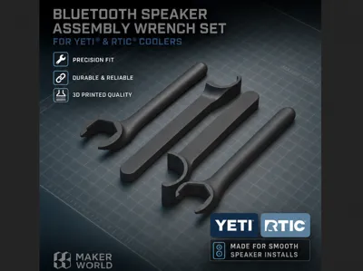 Yeti / Rtic Cooler and Tool case speaker wrenches 