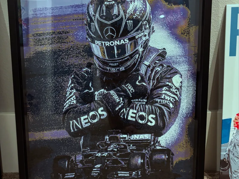 Lewis Hamilton Portrait 16" x 20"