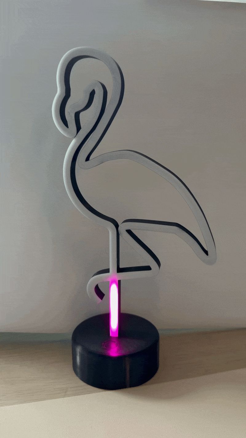 WLED Flamingo Neon LED Lamp