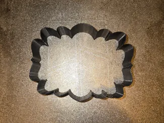 Scalloped Rectangle Cookie Cutter