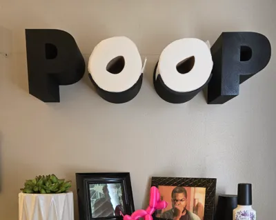 Poop Toilet Paper holder