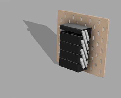 Modular Folding Skadis storage