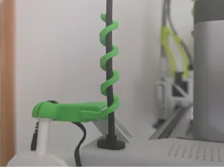 A1 Tapo/Xiaomi C100 camera holder and cable guide 