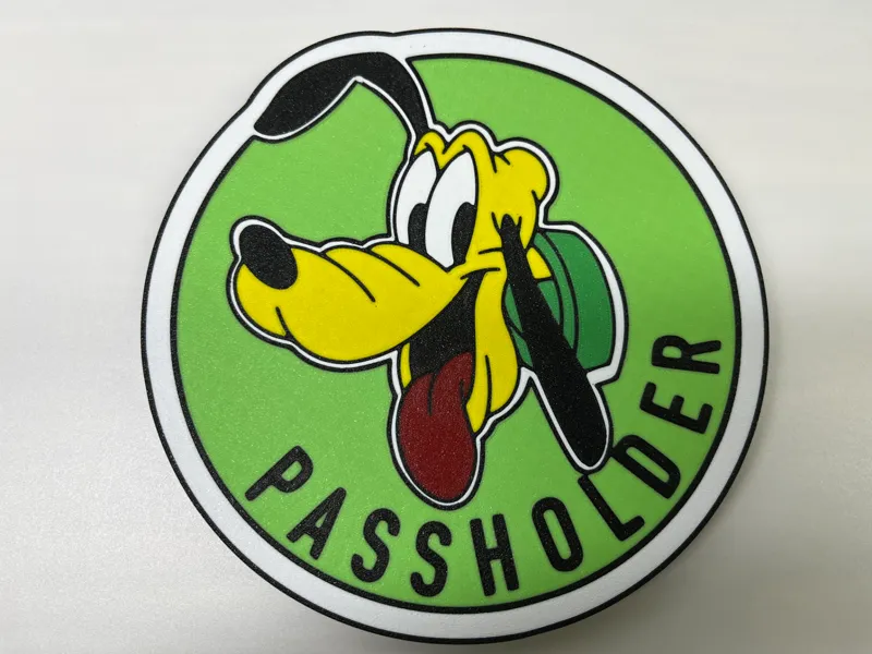 Pluto Annual Passholder Sign! 6 colors!