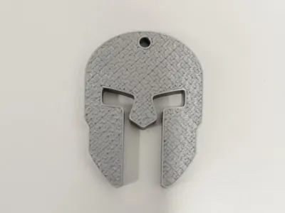 Spartan Helmet Keychain