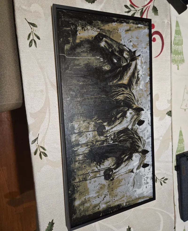 Horses Multipart Hueforge Wall Art