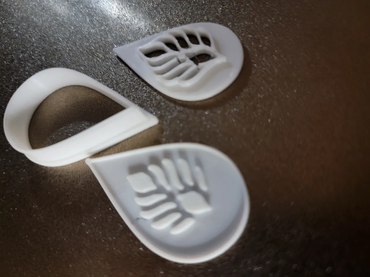 Teardrop Earring clay cutter set view 4