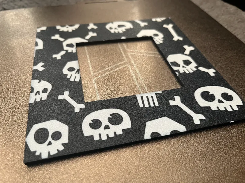 Skull switch / socket surround UK