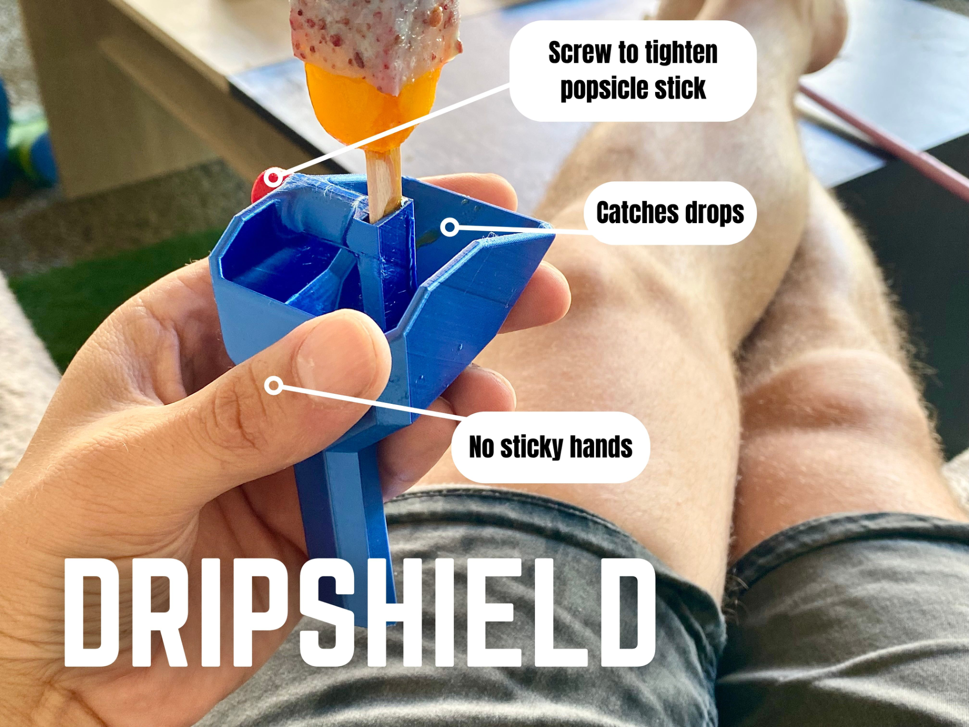 DripShield – Popsicle Holder with Stick Lock