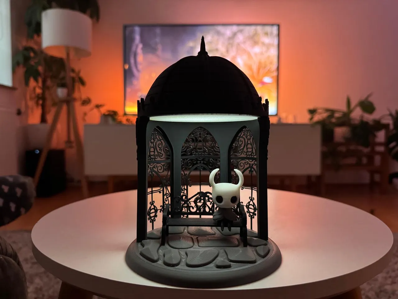 Hollow Knight Diorama - Queen's Garden Bench view 2