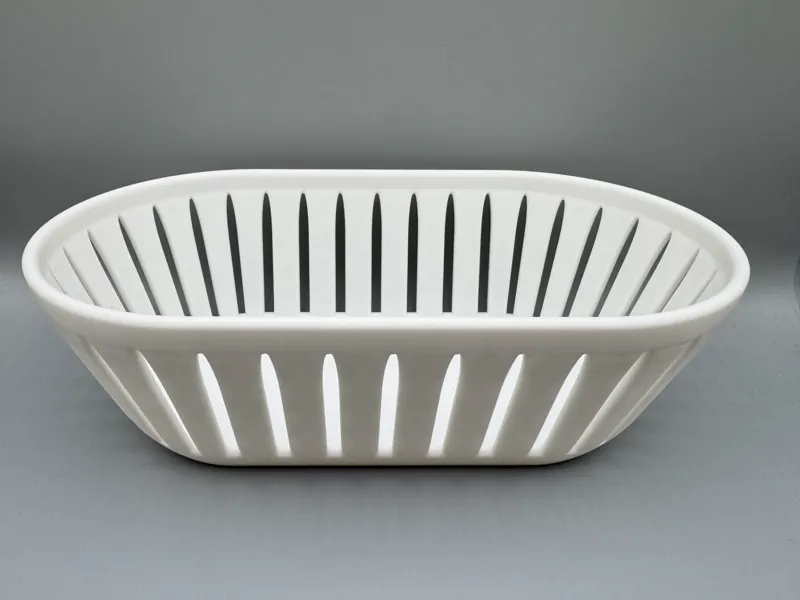 Oval sourdough banneton basket