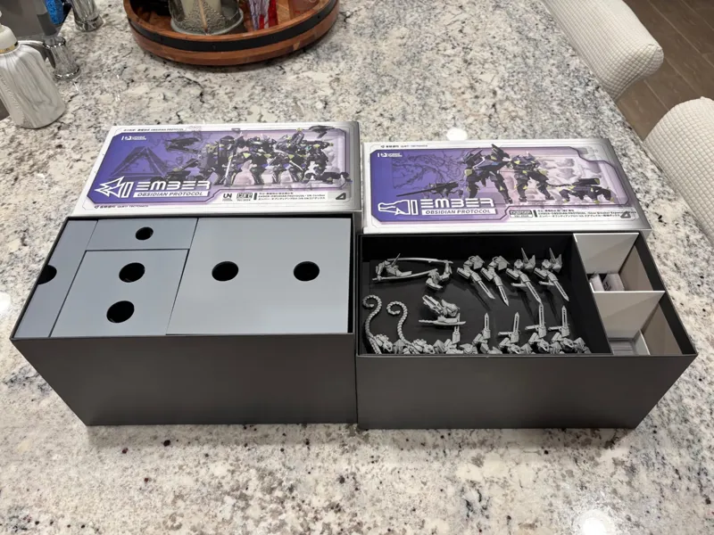 Ember Obsidian Protocol storage UN Tray set