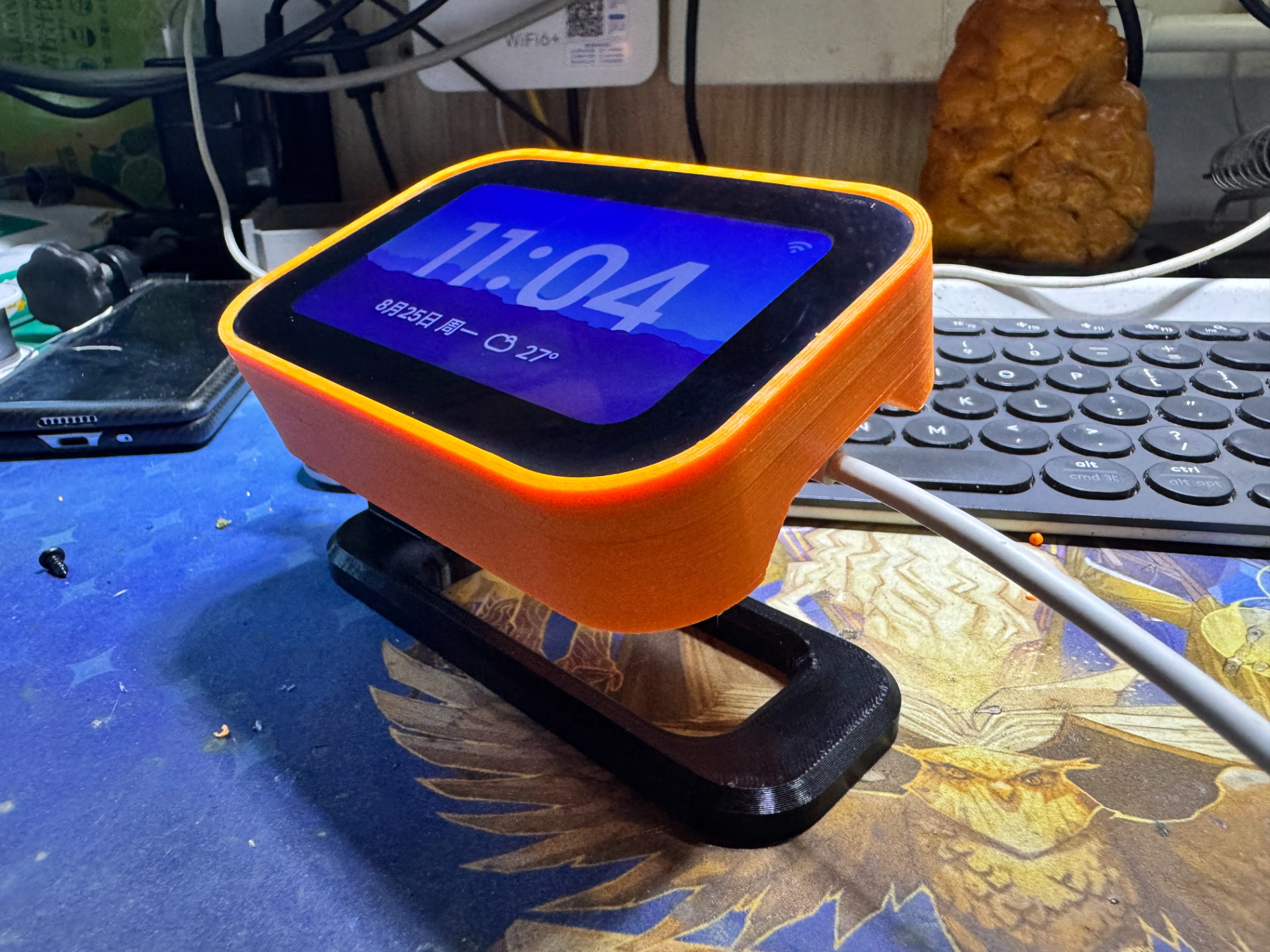 小爱同学LX04外壳 薄款 可调角度，可摆、可正挂、可侧挂、可吊挂、可磁吸、怎么放都行！