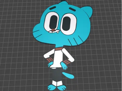 3D Gumball Keychain