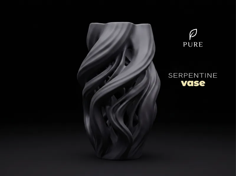SERPENTINE solid VASE