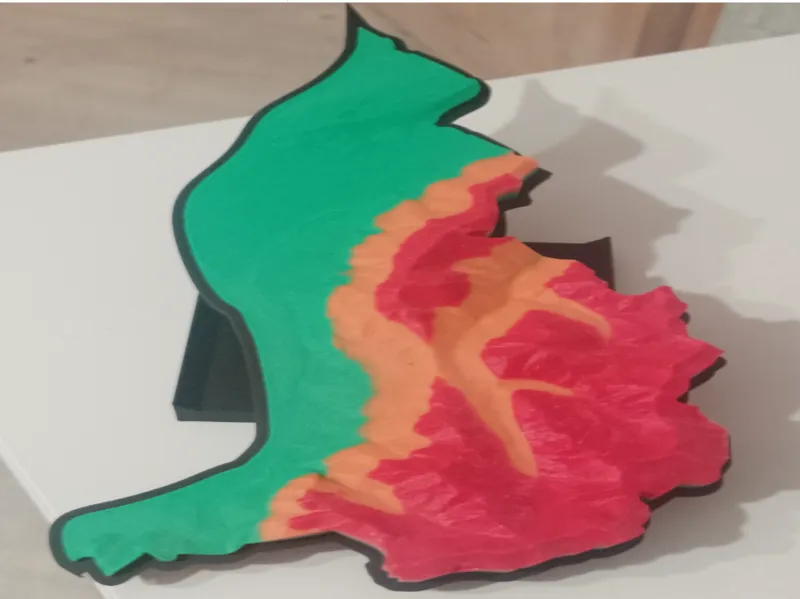 topographic map of liechtenstein