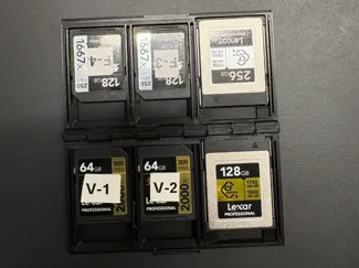 SD card AND CFexpress type B case (print in place)