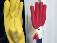LARGE rubber glove design 0.2mm layer, 3 walls, 10% infill