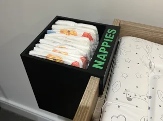 Nappie Hölder for Baby Changing Table