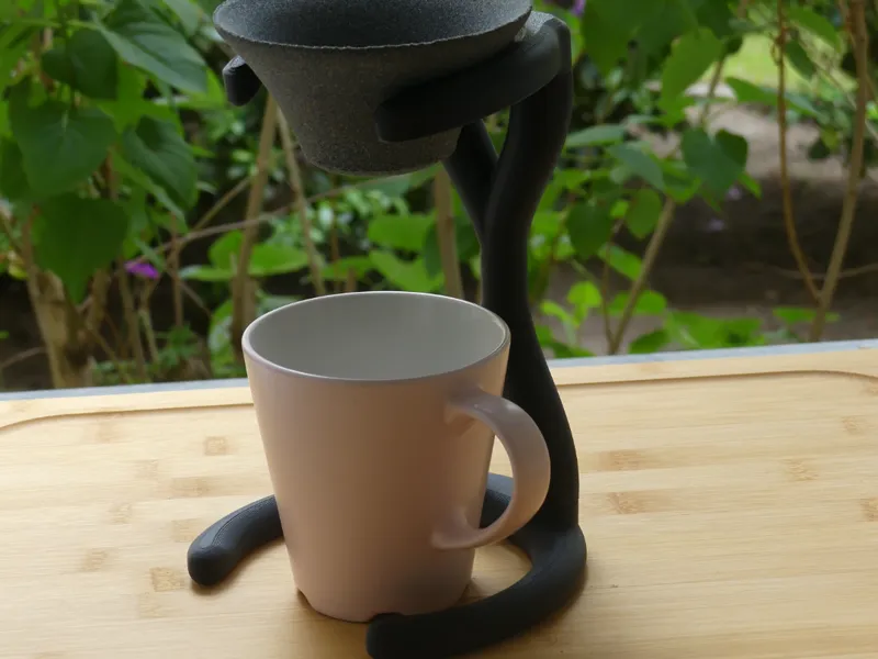 Modular Travel Coffee Filter Holder
