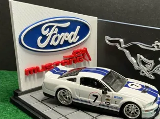 Mustang 1/64 display stand