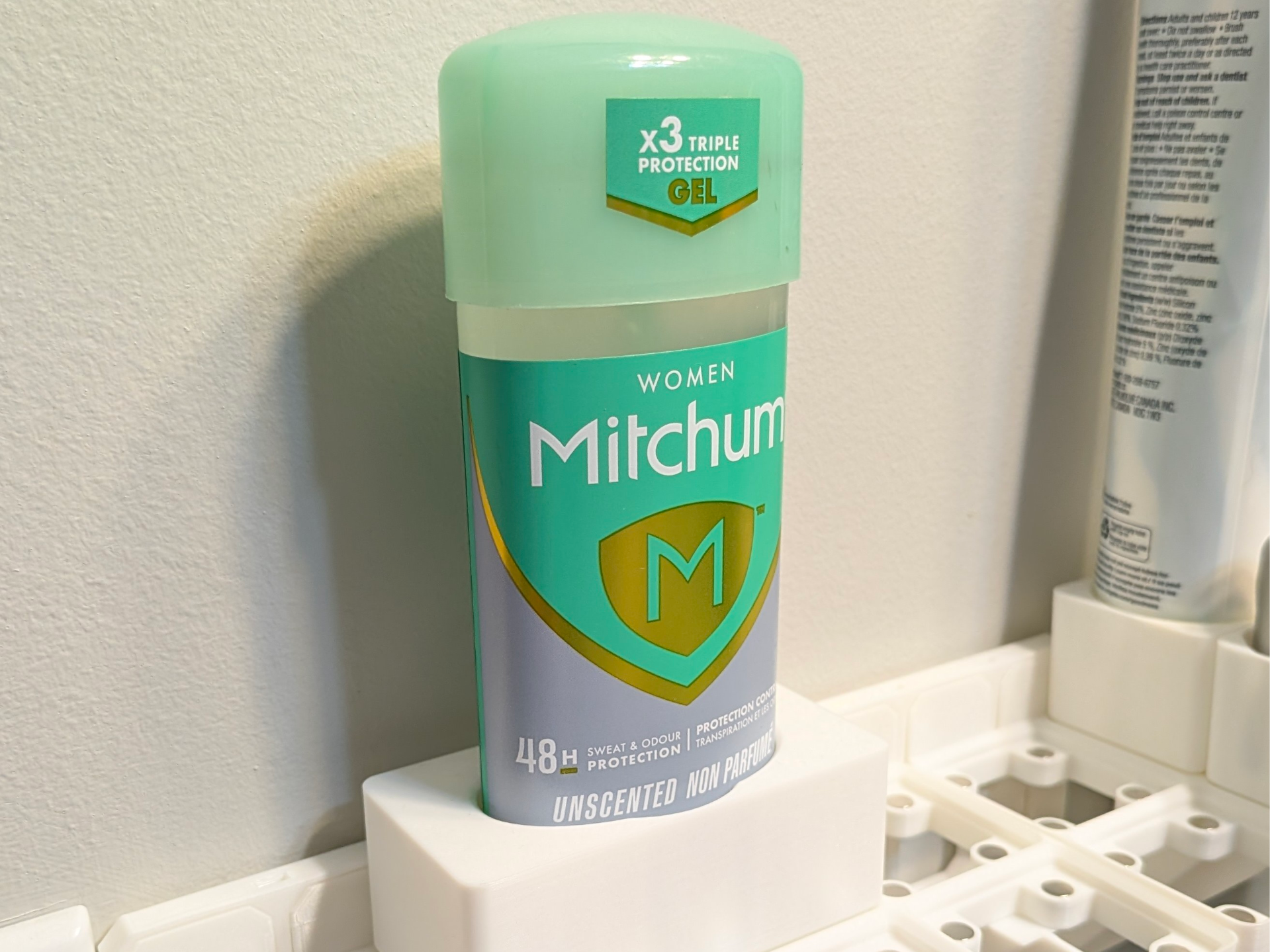 2x1 Gridfinity Bin for Mitchum Gel Deodorant