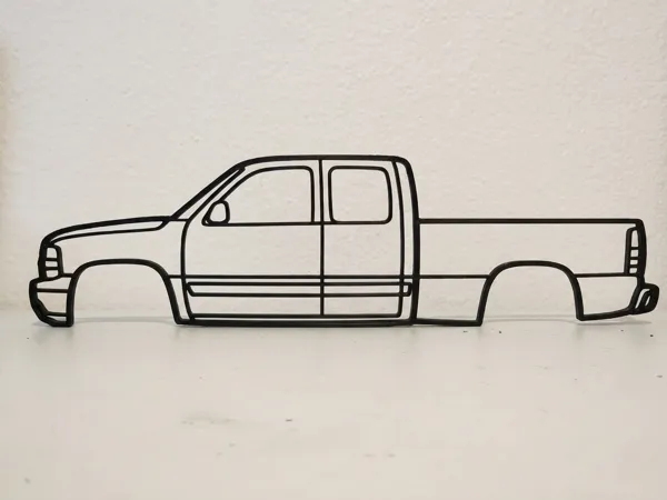 Tableau mural Chevrolet Silverado GMT800