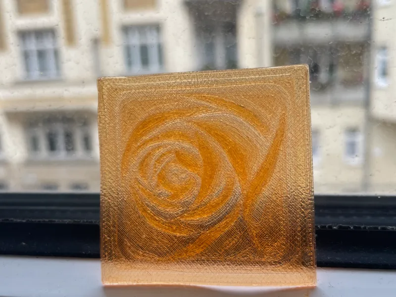 Rose relief als Stuck oder Deko Kachel