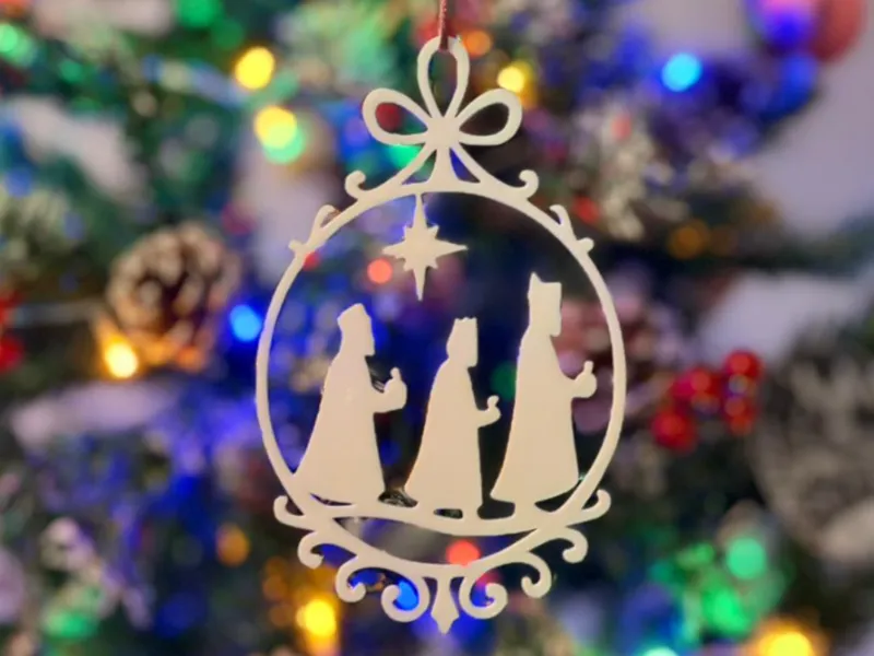 Three Wise Men Christmas ornament