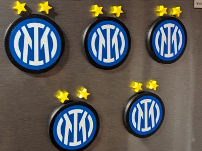 Inter logo magnet