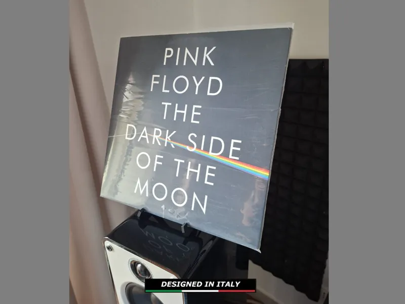 Stand for vinyl records, dishes and magazines