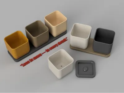 Modern Planter Set