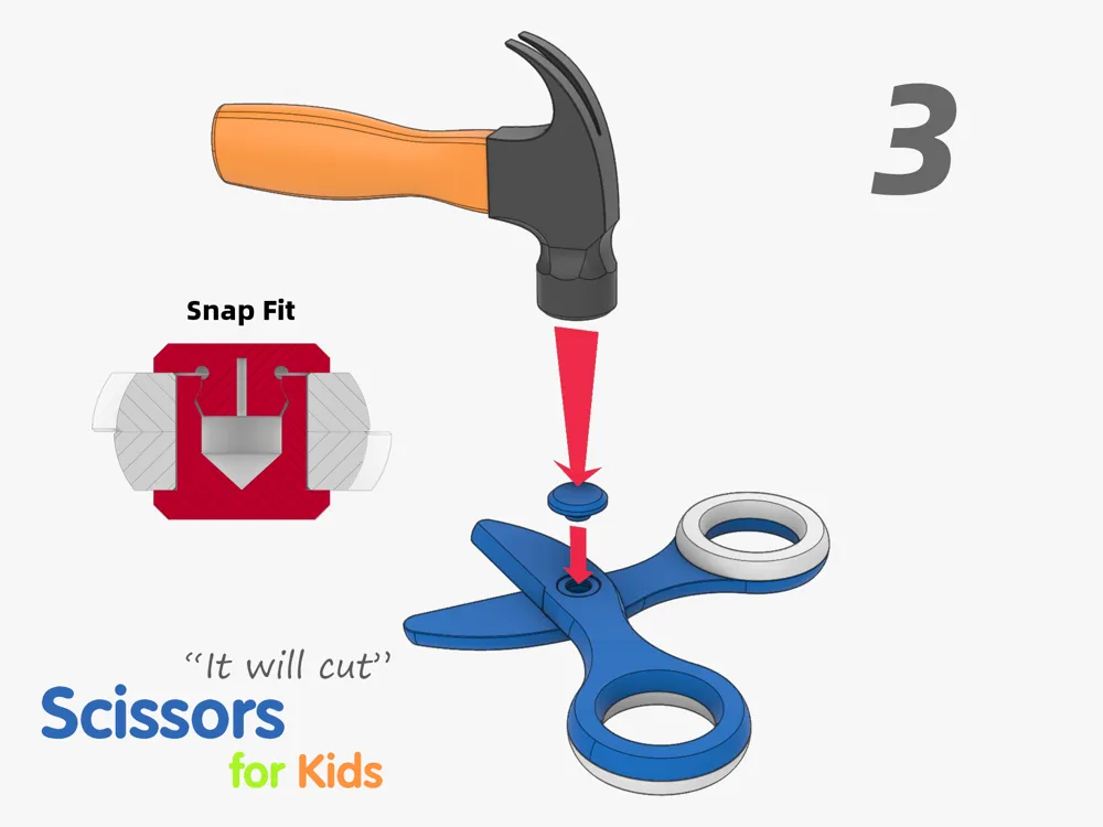 Scissors for kids by wuguigui makerworld