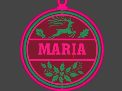 CHRISTMAS BALL NAME MARIA