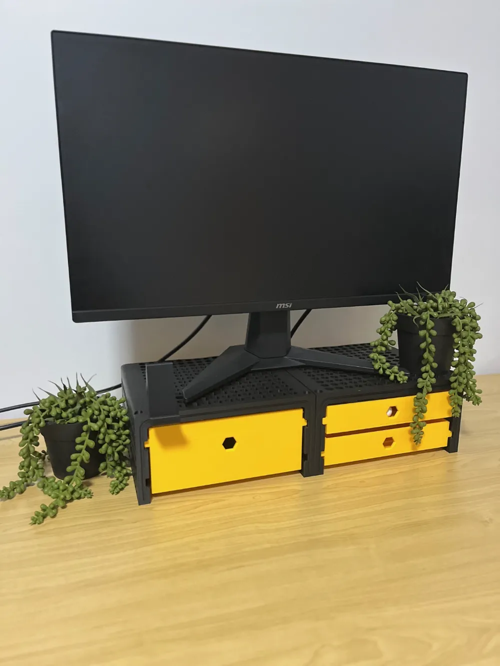 Modular monitor riser with draws! by Job Done Solutions JDS MakerWorld ...