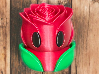 Niedliche mini Rose mit großen Augen