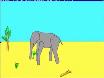 Terry Davis TempleOS Elephant