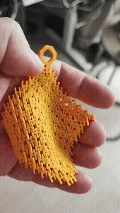 Flexible Mesh Fidget Pad (Print-in-Place) view 4