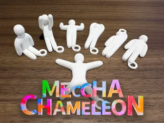 Meccha Chameleon-ის გასაღების საკიდი ფიგურები thumbnail 1