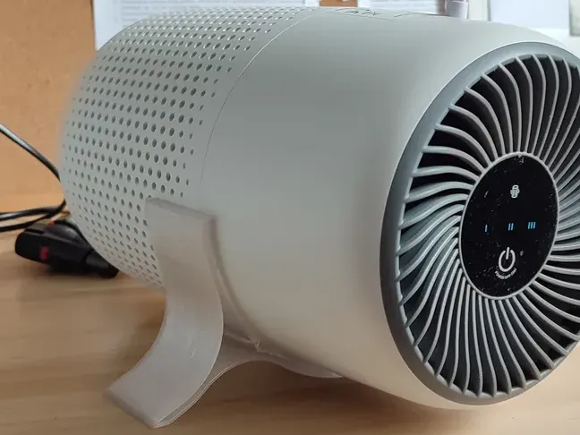 Simple Horizontal stand for levoit air purifier.