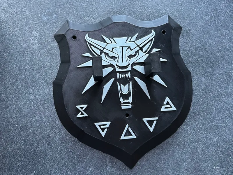Support mural pour l'épée en argent the witcher 
