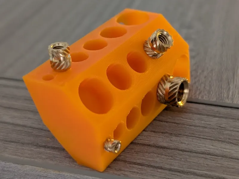 Heat-Set Insert Calibration Block