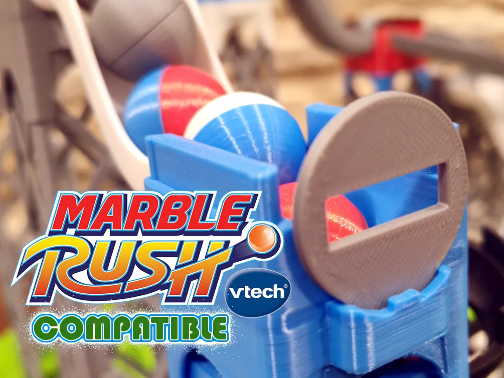 Marble Run - Stop element - VTech Marble Rush - Free 3D Print Model ...