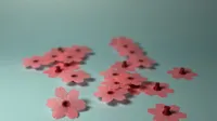 Cherry Blossom Butterfly Crown | Flower Petals