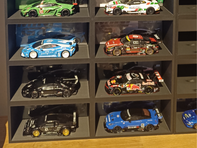 MiniGT Display Case V2- Modular Magnetic Stackable