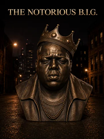 Figura decorativa: The Notorious B.I.G. Bust — vista de referencia 2