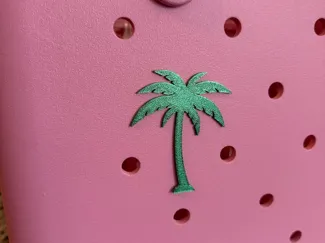 Palm Tree Bogg Bag Charm