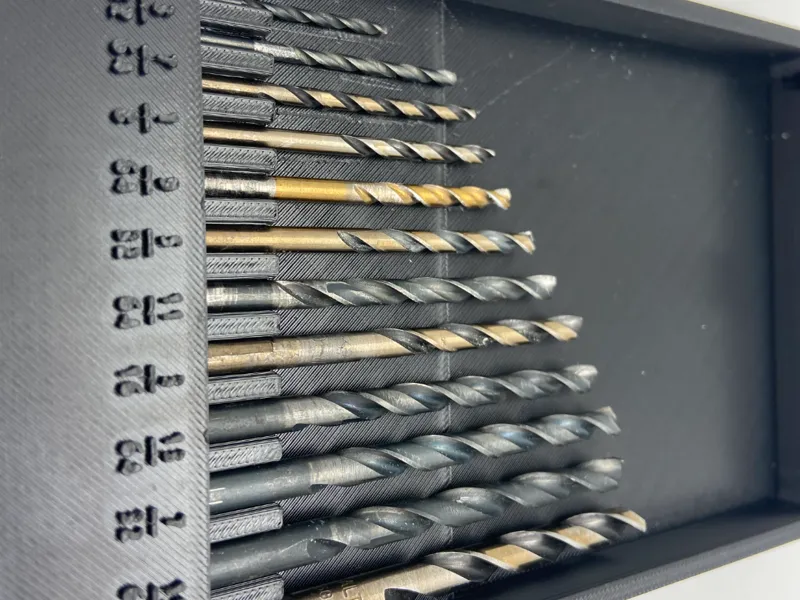 Drill bit case holder