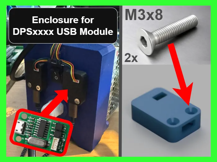 Slim DPSxxxx USB Module Enclosure